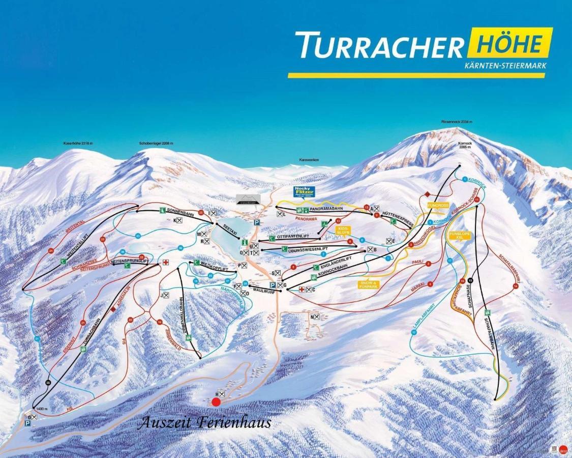 Auszeit Ferienhaus Fur 6 Personen ,Mit Grosser Terrasse Und Panoramablick, Turracher Hohe -A1 Haus 436 A Links- מראה חיצוני תמונה
